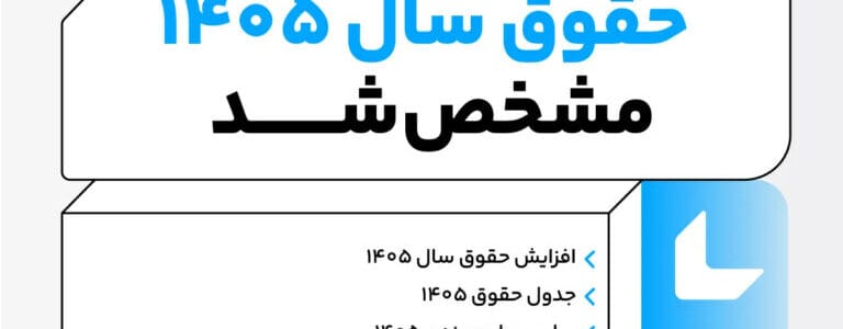 بخشنامه و ابلاغیه حقوق و دستمزد سال 1405 وزارت کار