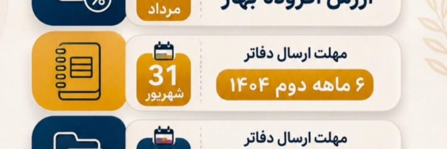 تمدید مهلت‌های مالیاتی | آخرین مهلت ارسال اظهارنامه و ارزش افزوده